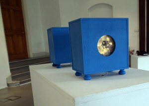 Sarah Sparkes: Time You Need, plywood, paint, infinity mirrors, print and plexiglas