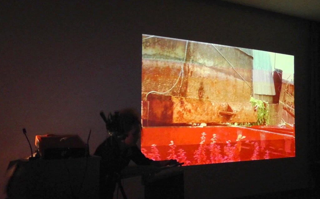 'Time Channel, Birgitta Hosea, performance with digital video, 2014